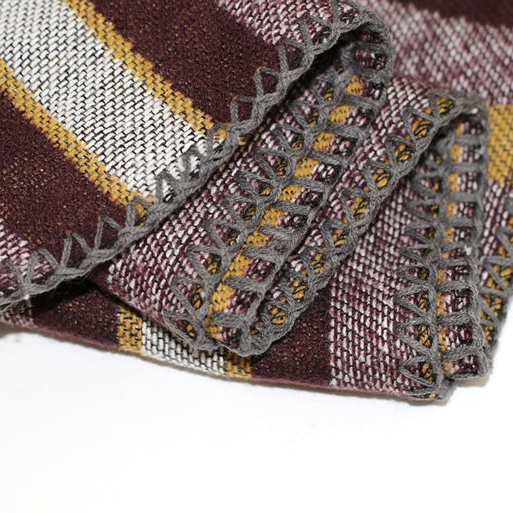 Tibetan Shawl Classic Pattern Winter Cozy Warm Travel Scarf Wrap - image 10