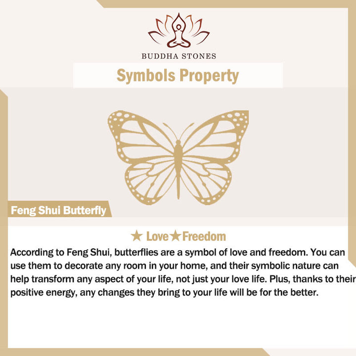 Buddha Stones Natural 3mm Ultra-thin Garnet Strawberry Quartz Butterfly Calm Bracelet