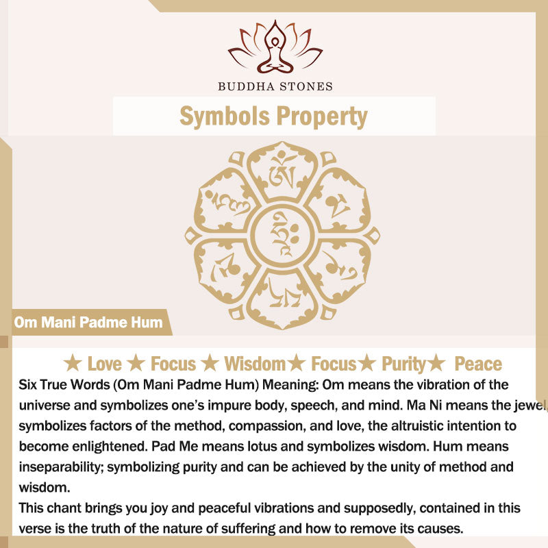 Buddha Stones Handmade Cinnabar Om Mani Padme Hum Heart Sutra Blessing Braided Bracelet - image 6