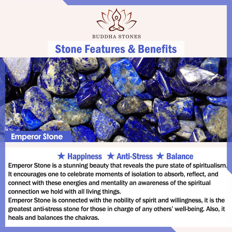 Buddha Stones Emperor Stone Water Drop Happiness Dangle Earrings - image 5