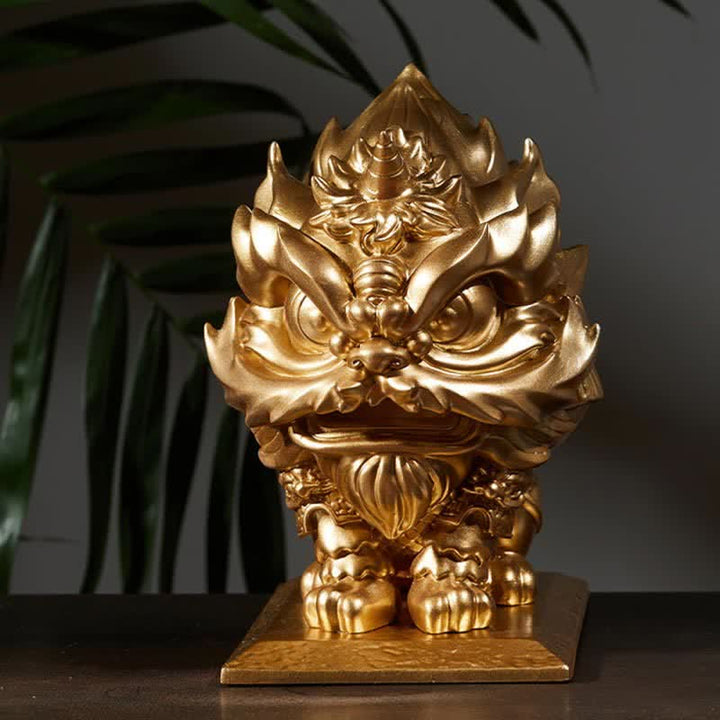 Lion Statue Strength Resin Home Office Decoration - image 2