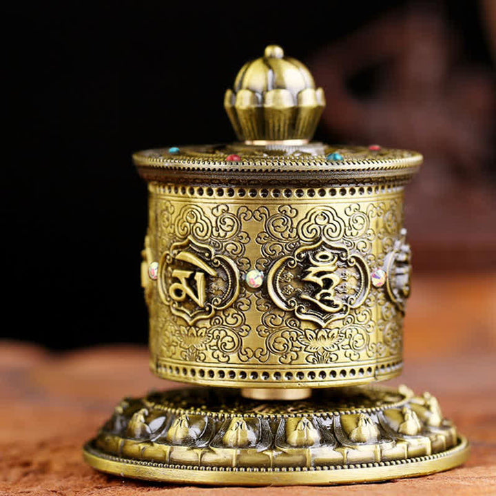 Tibetan Blessing Prayer Wheel Car Decoration