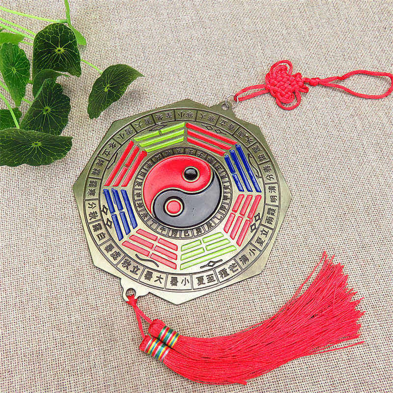 Feng Shui Bagua Map Chinese Knotting Harmony Energy Map Mirror - image 25
