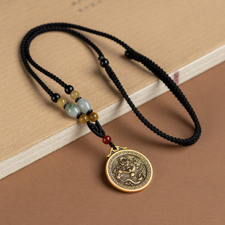 12 Chinese Zodiac Blessing Wealth Fortune Necklace Pendant - Dragon - image 17