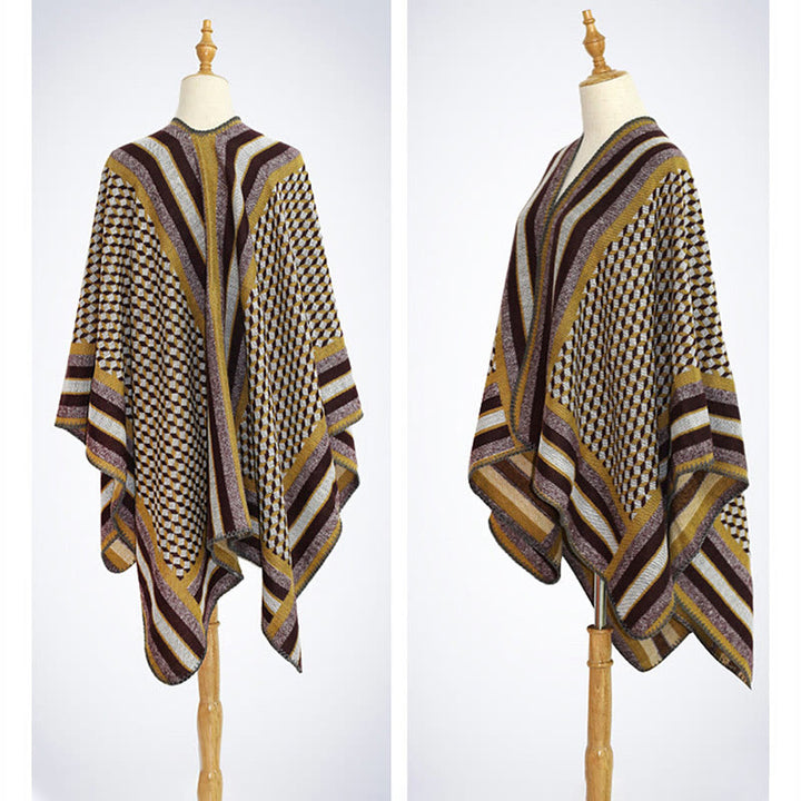 Tibetan Shawl Classic Pattern Winter Cozy Warm Travel Scarf Wrap - image 22