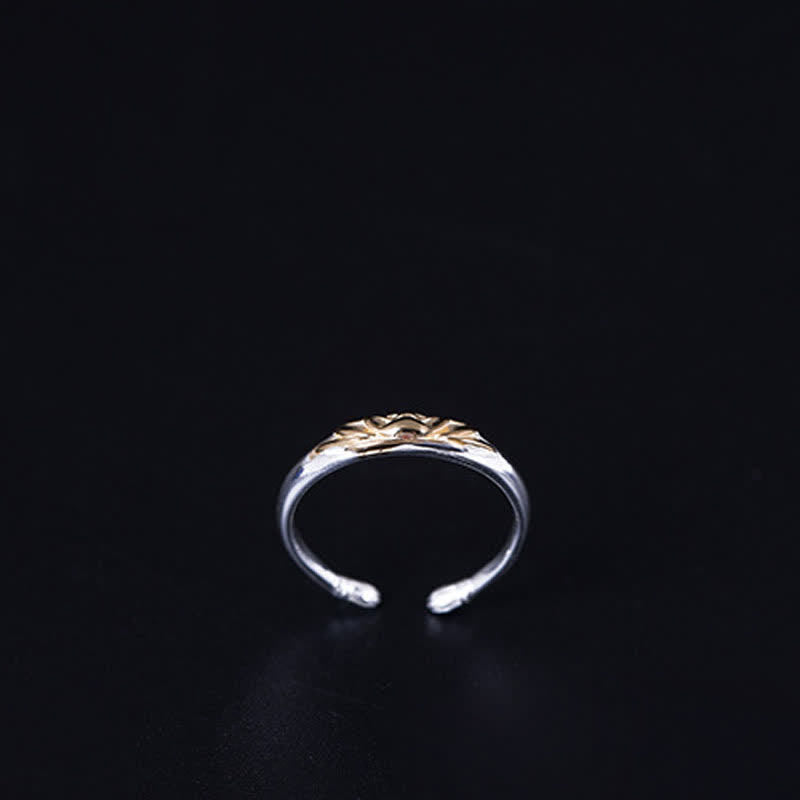 Buddha Stones 925 Sterling Silver Lotus Flower New Beginning Ring - image 7