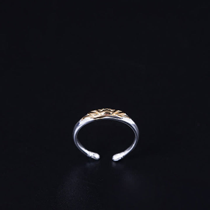 Buddha Stones 925 Sterling Silver Lotus Flower New Beginning Ring - image 7