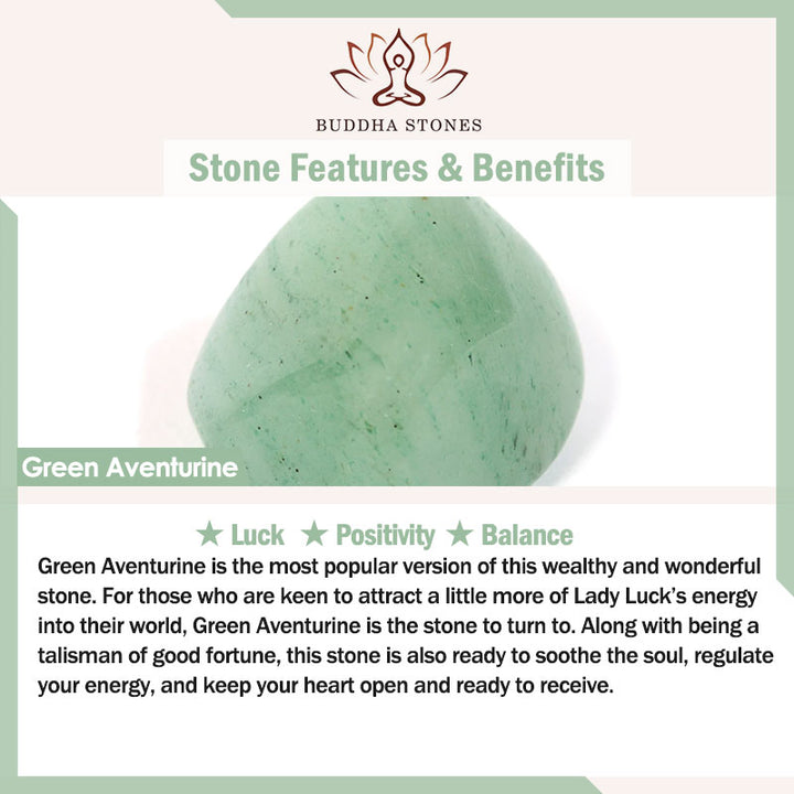 Buddha Stones "Sending You Luck and Growth" Cat Green Aventurine Necklace Includes Gift Message Card - image 4