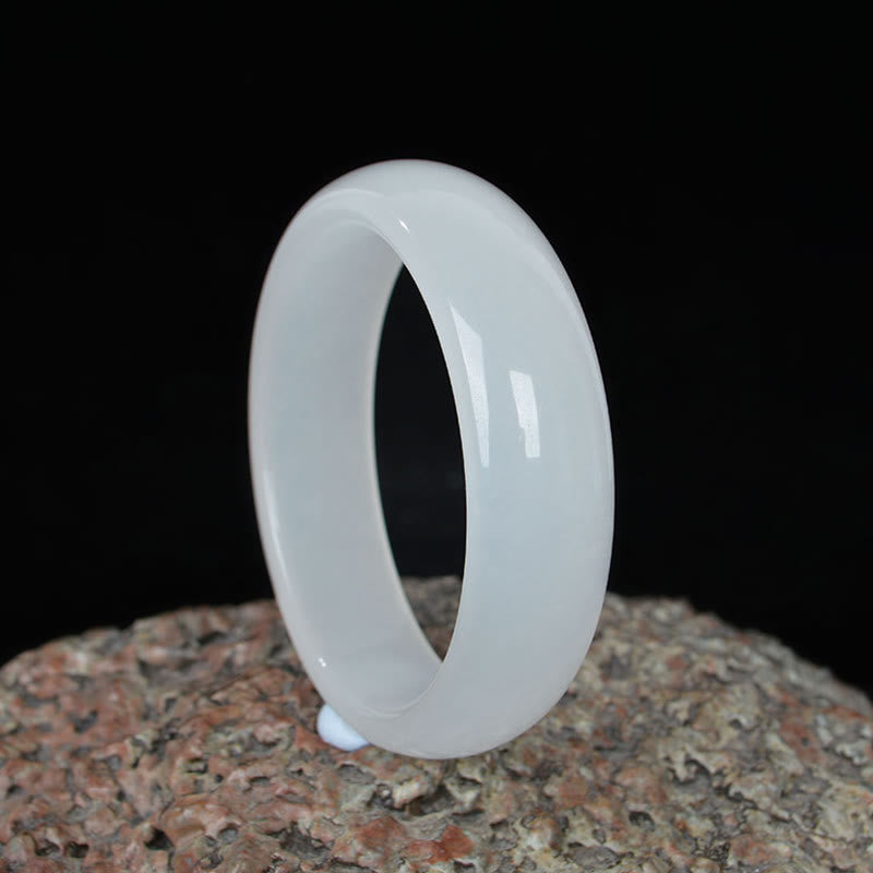 Natural Golden Silk Jade Wealth Luck Bracelet Bangle - image 1