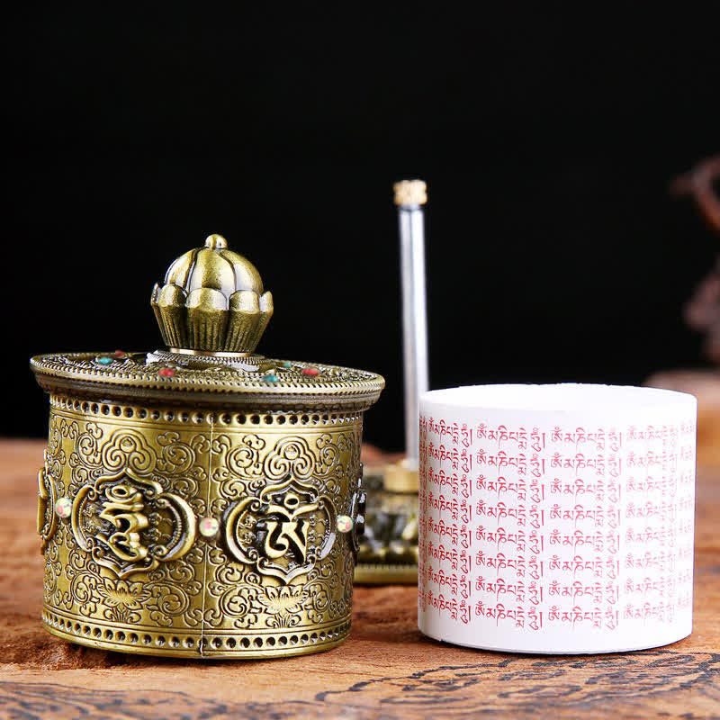 Tibetan Blessing Prayer Wheel Car Decoration