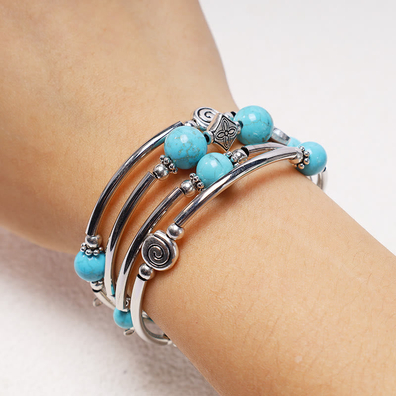 Buddha Stones Tibetan Turquoise Balance Bracelet