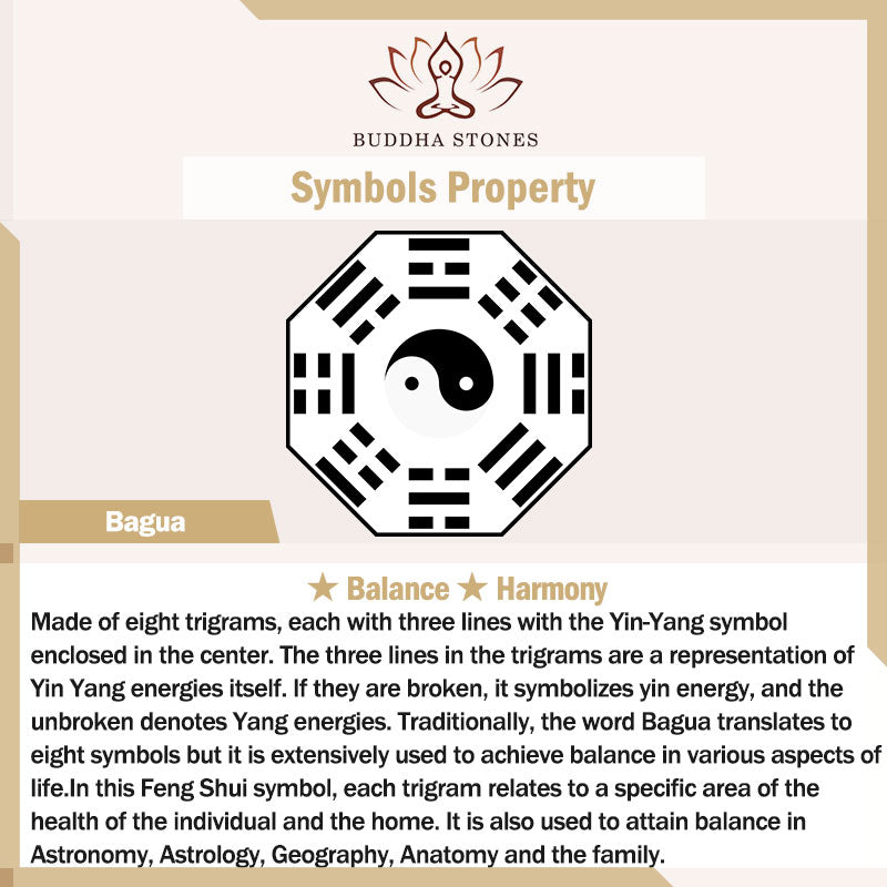 Buddha Stones Yin Yang Bagua Titanium Steel Balance Necklace Pendant - image 5