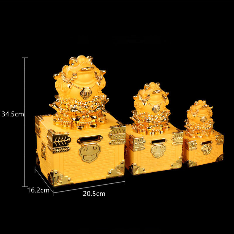 Feng Shui Money Frog Statue Luck Wealth Decoration - image 9
