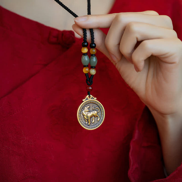 12 Chinese Zodiac Blessing Wealth Fortune Necklace Pendant - image 10