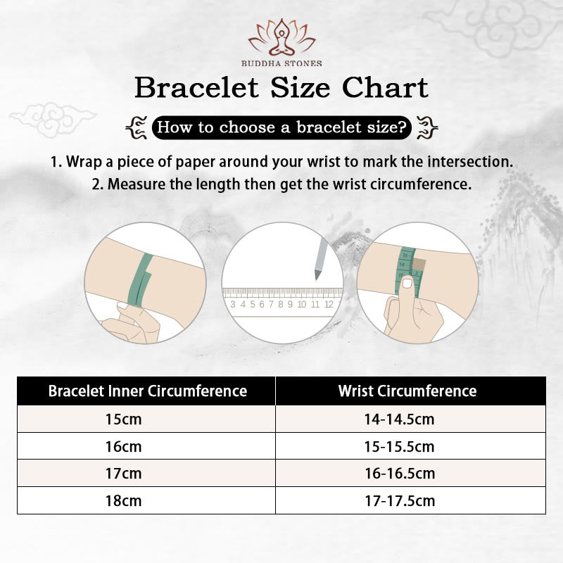 Buddha Stones Ebony Wood Brass Copper Balance Multilayered Bracelet - image 18