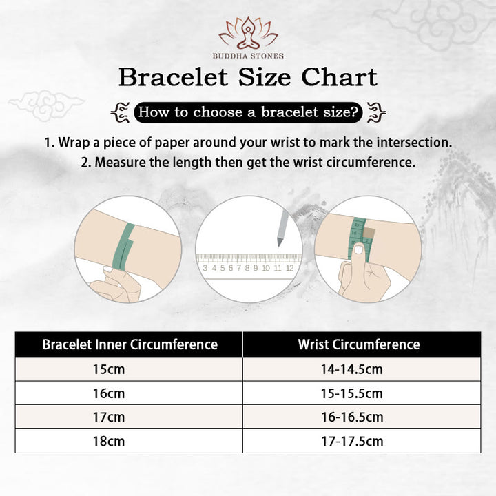 Buddha Stones Ebony Wood Brass Copper Balance Multilayered Bracelet - image 18