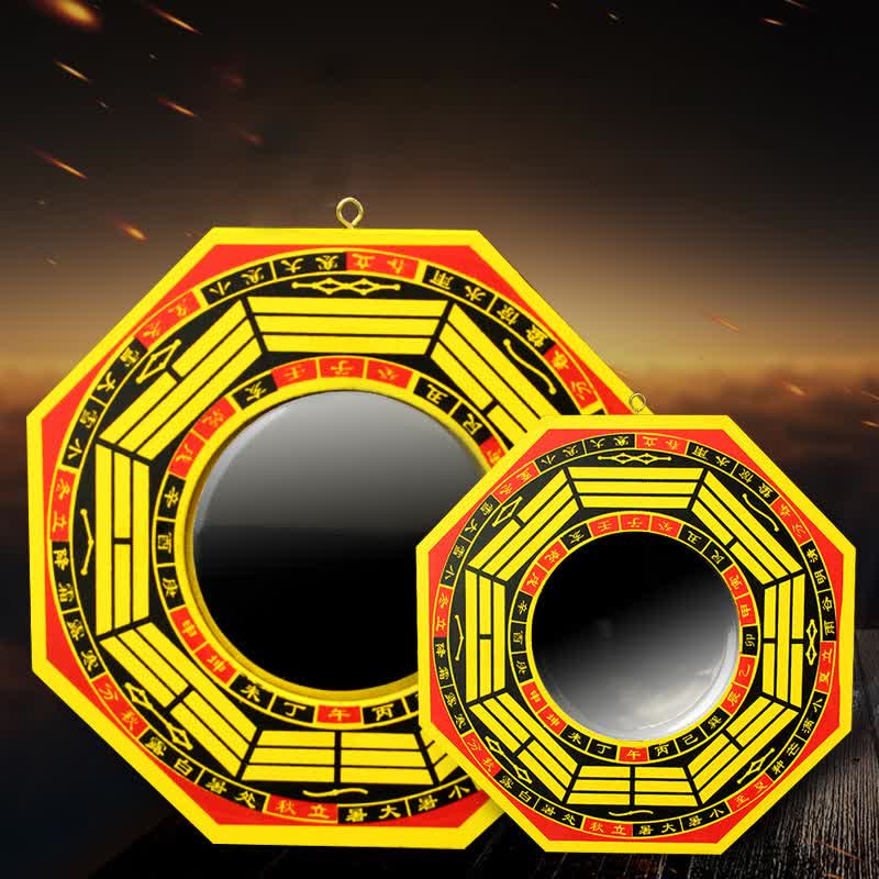 Feng Shui Bagua Map Balance Living Room Energy Map Mirror - image 0