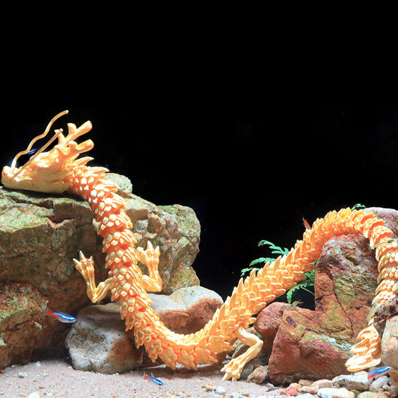 Feng Shui Dragon Luminous 3D Printed Dragon Luck Success Home Decoration - image 5