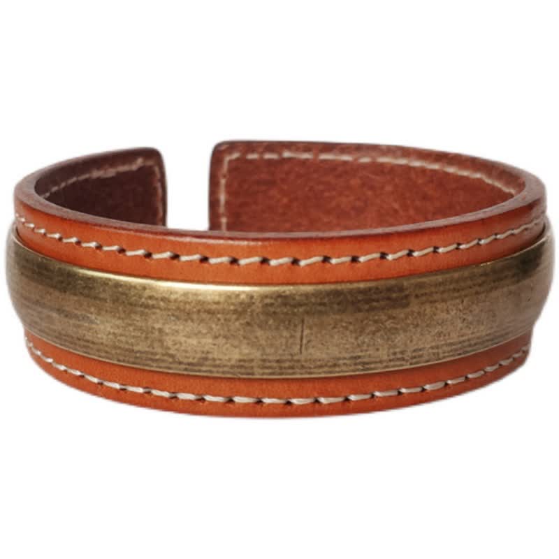 Buddha Stones 2Pcs Om Mani Padme Hum Dragon Phoenix Copper Leather Peace Cuff Bracelet Bangle - image 3