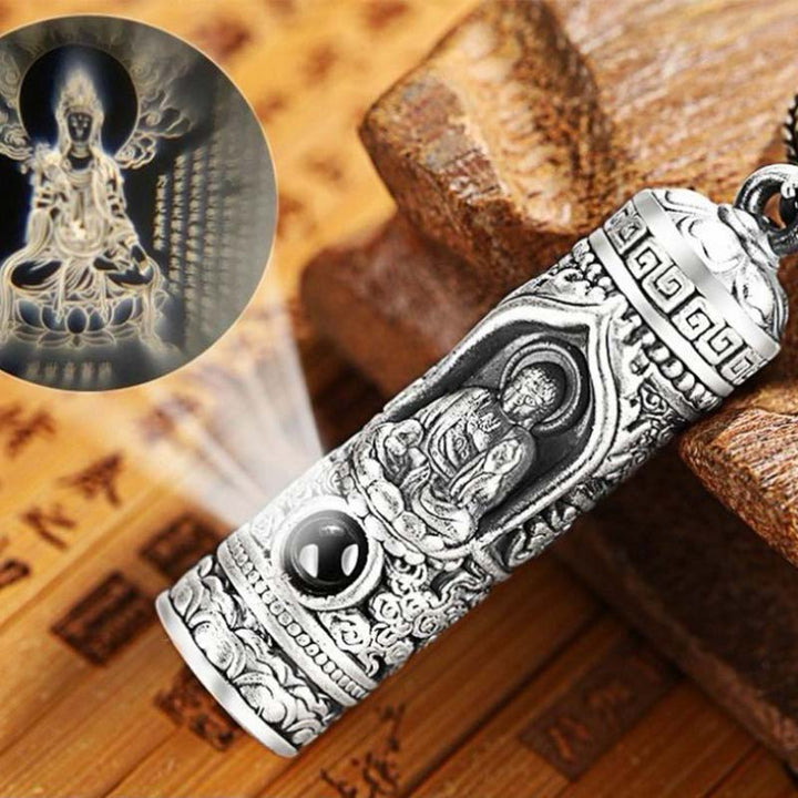 Chinese Zodiac Natal Buddha Projection Prosperity Necklace Pendant - image 19