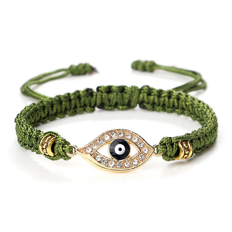 Buddha Stones Evil Eye Keep Away Evil Spirits String Bracelet