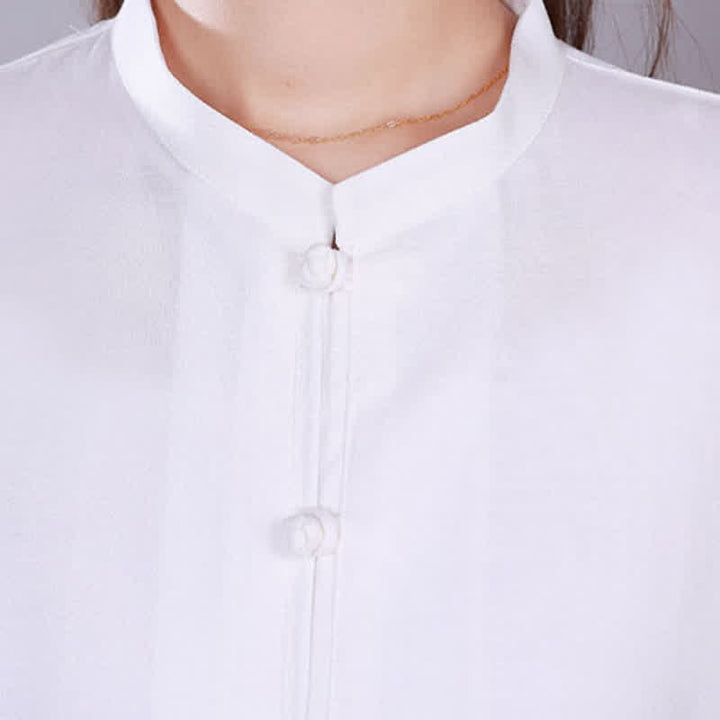 Tai Chi Qigong Meditation Prayer Spiritual Zen Practice Unisex Cotton Linen Clothing Set - image 4