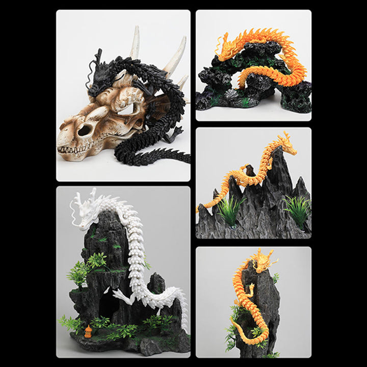 Feng Shui Dragon Luminous 3D Printed Dragon Luck Success Home Decoration - image 8
