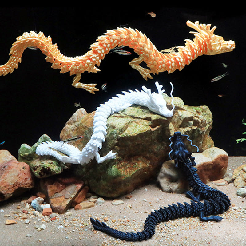 Feng Shui Dragon Luminous 3D Printed Dragon Luck Success Home Decoration - image 2