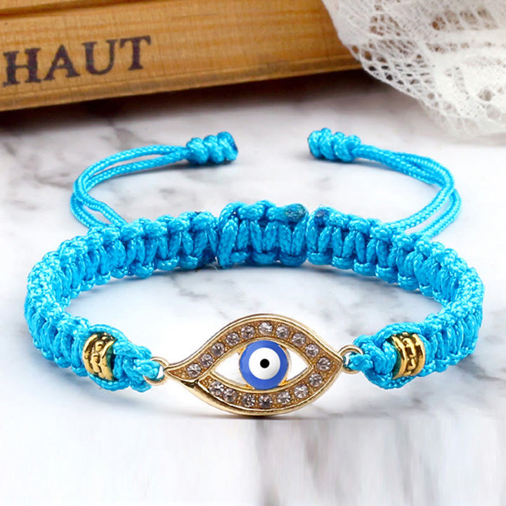 Buddha Stones Evil Eye Keep Away Evil Spirits String Bracelet