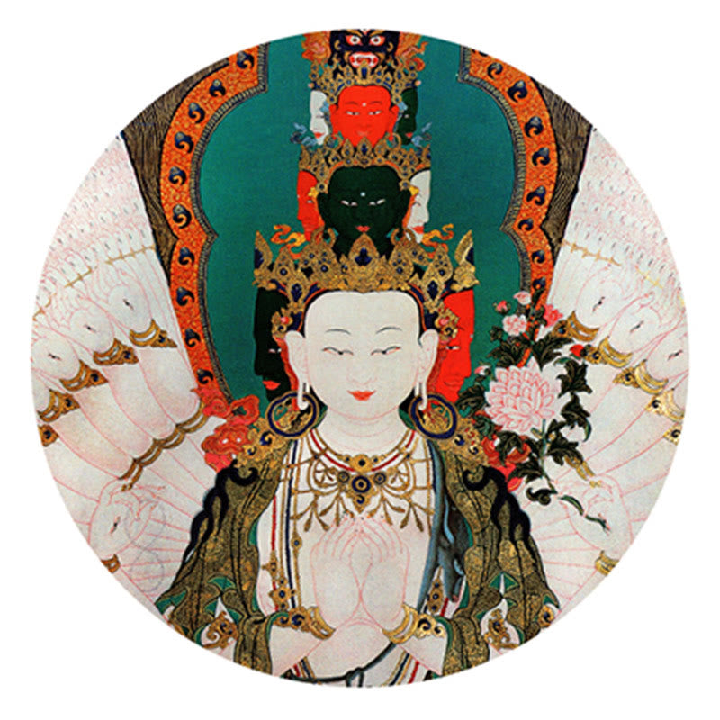 Buddha Stones Tibetan Handmade Colorful Thread 925 Sterling Silver Koi Fish Protection Strength String Bracelet - image 12