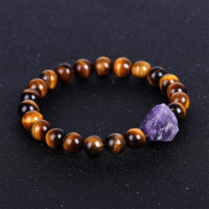 Tibetan Tiger's Eye Stone Protection Bracelet