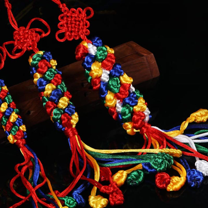 Buddha Stones Tibetan Blessing Lucky Vajra Knot Decoration
