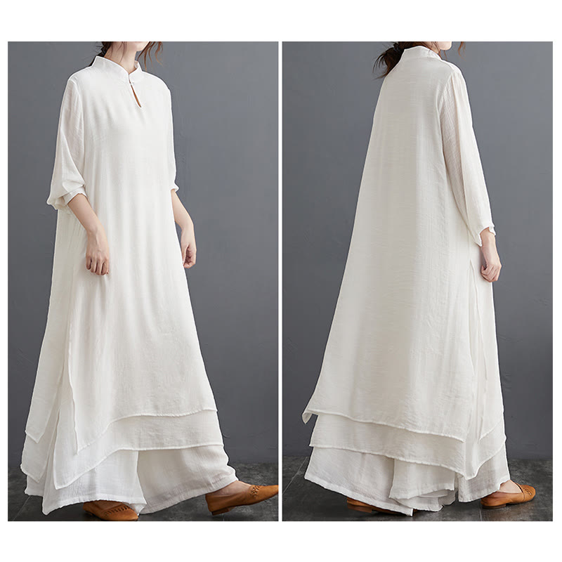 Simple Pattern Meditation Prayer Spiritual Zen Practice Yoga Clothing Women's Set - image 25