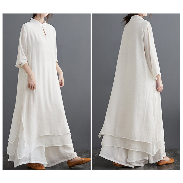 Simple Pattern Meditation Prayer Spiritual Zen Practice Yoga Clothing Women's Set - image 25