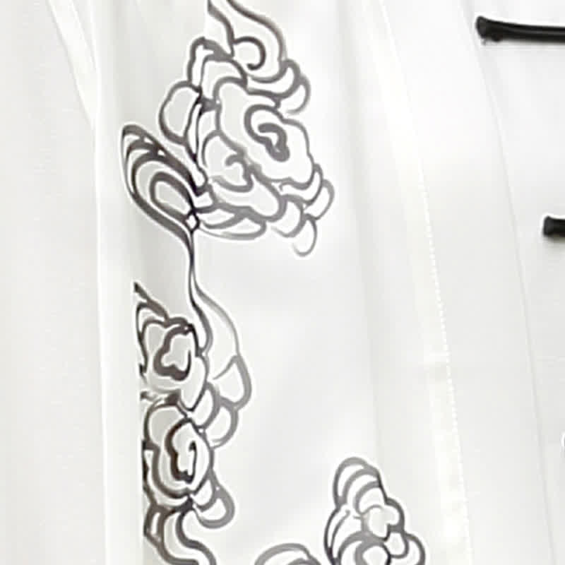 Auspicious Clouds Gradient Meditation Prayer Spiritual Zen Tai Chi Qigong Practice Women's Clothing Set - image 13