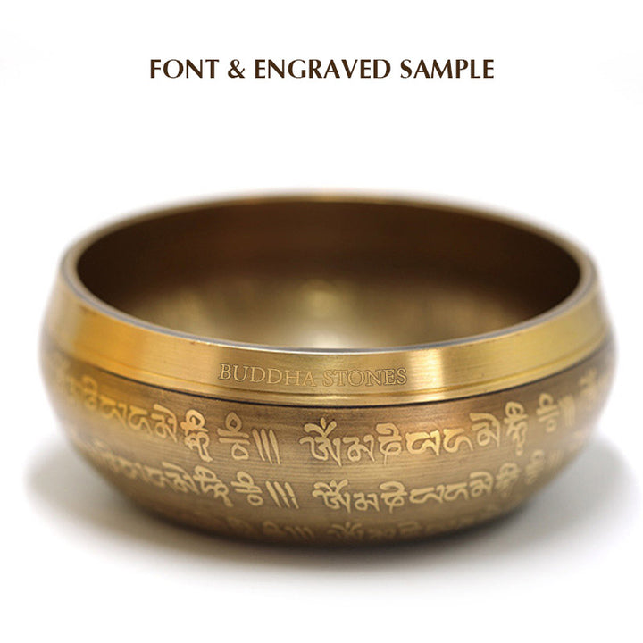 Tibetan Sound Bowl Handcrafted for Yoga Mindfulness and Meditation Singing Bowl Set - image 15