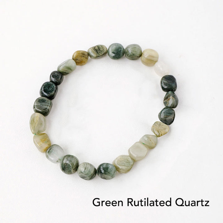 Natural Irregular Shape Crystal Stone Spiritual Awareness Bracelet