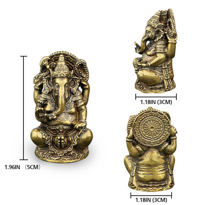 Ganesh Ganpati Elephant Statue Wealth Home Decor - image 5