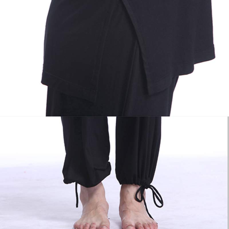 Meditation Prayer Spiritual Zen Tai Chi Practice Yoga Clothing Men's Set - image 22