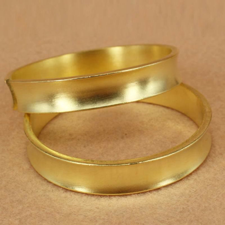 Copper Wealth Luck Cuff Bracelet Bangle - image 9