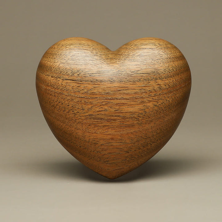 Buddha Stones Green Sandalwood Small Leaf Red Sandalwood Cute Cat Animals Soothing Peace Decoration - Green Sandalwood Love Heart - image 35