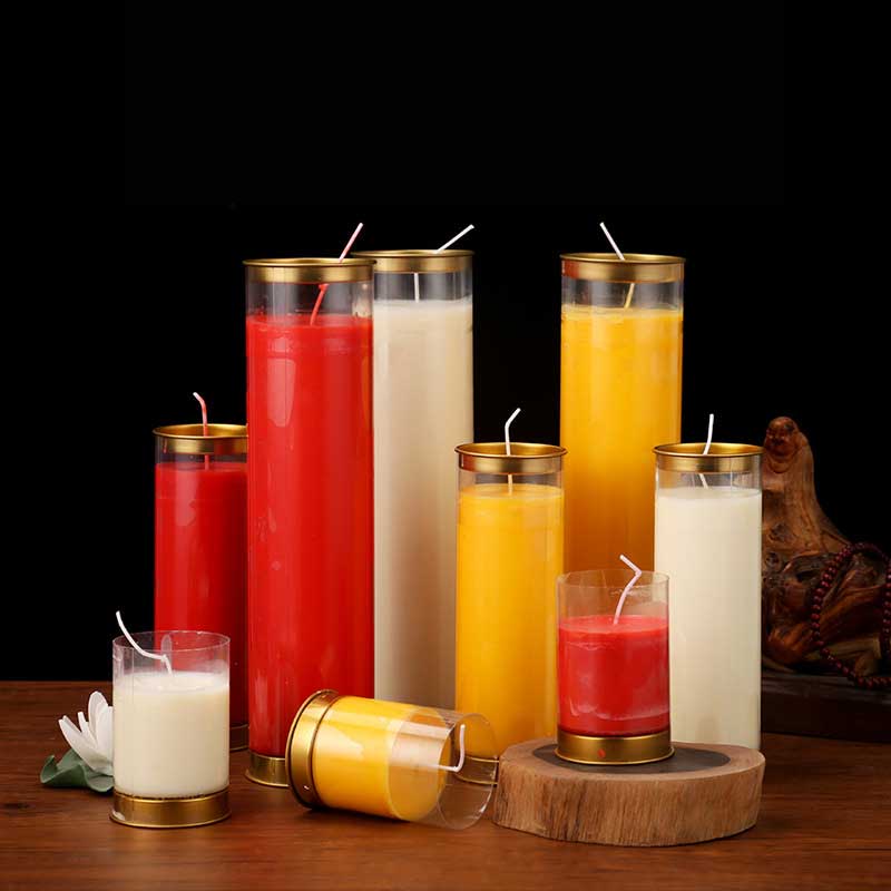 Meditation Prayer Altar Candle Buddhist Temple Rituals Use Items - image 0