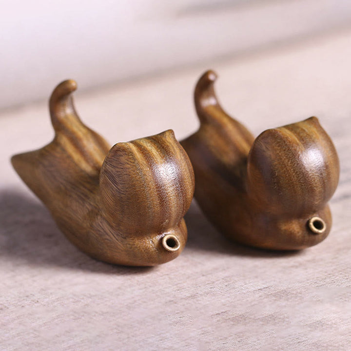 Buddha Stones Green Sandalwood Cute Cat Pattern Soothing Stick Incense Burner Decoration - image 13