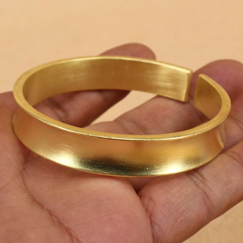 Copper Wealth Luck Cuff Bracelet Bangle - image 10