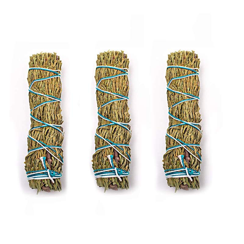 Buddha Stones Smudge Stick for Home Cleansing Incense Healing Meditation and Cedar Sticks Incense Wands Rituals - 3 Stick (10.5cm/Stick) - image 8