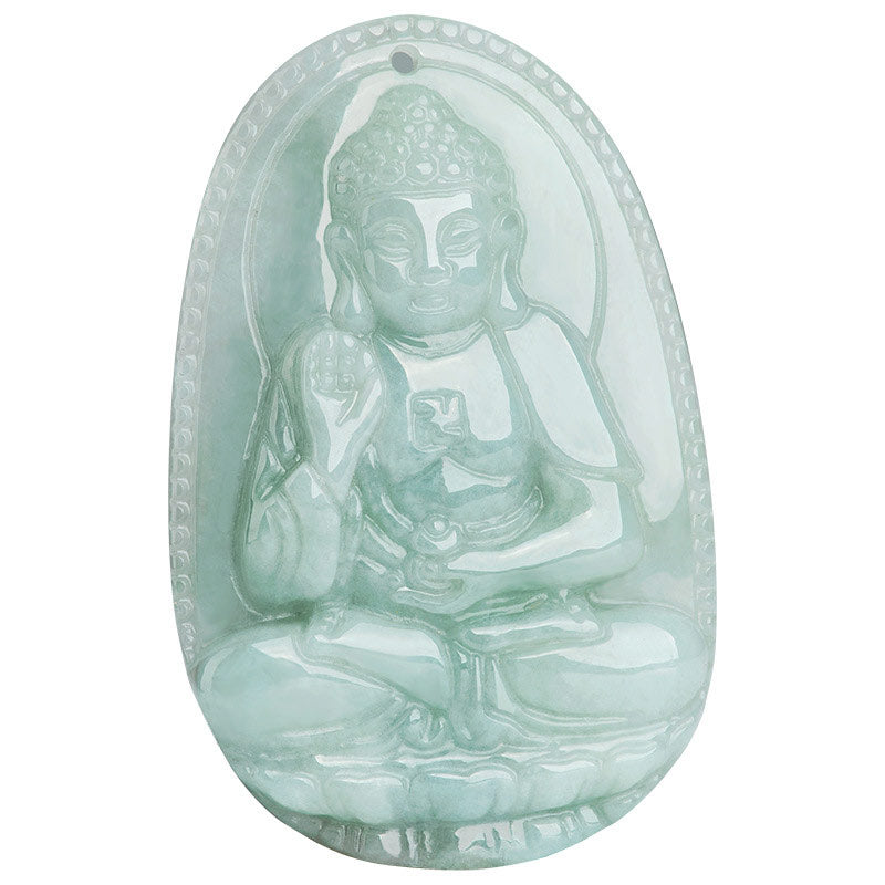 Buddha Stones Chinese Zodiac Natal Buddha Jade Wealth Prosperity Necklace Pendant - image 18