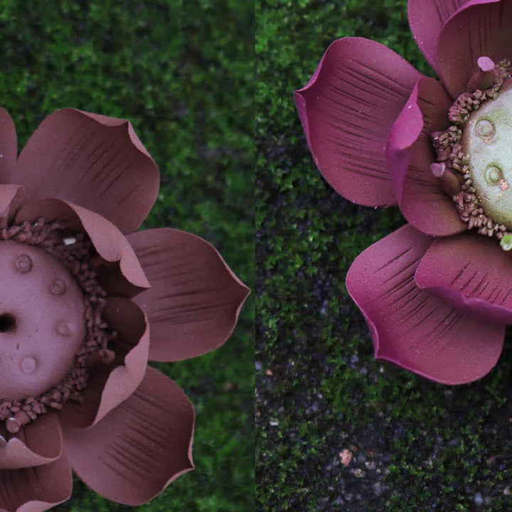 Tibetan Lotus Positive Peace Incense Burner Decoration - image 9