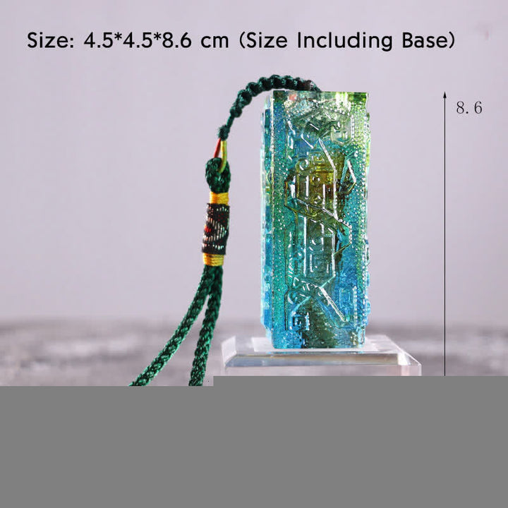 Feng Shui Handmade Liuli Crystal Art Piece Home Office Decoration - Small - Crystal Base - image 7