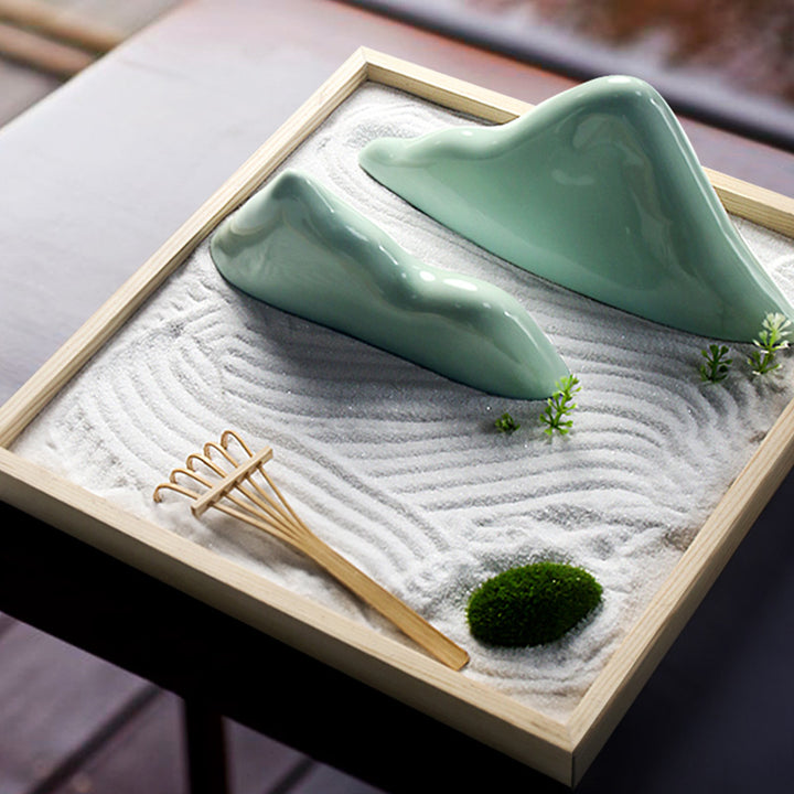 Rocks Landscape Meditation Enlightenment Zen Garden Decoration