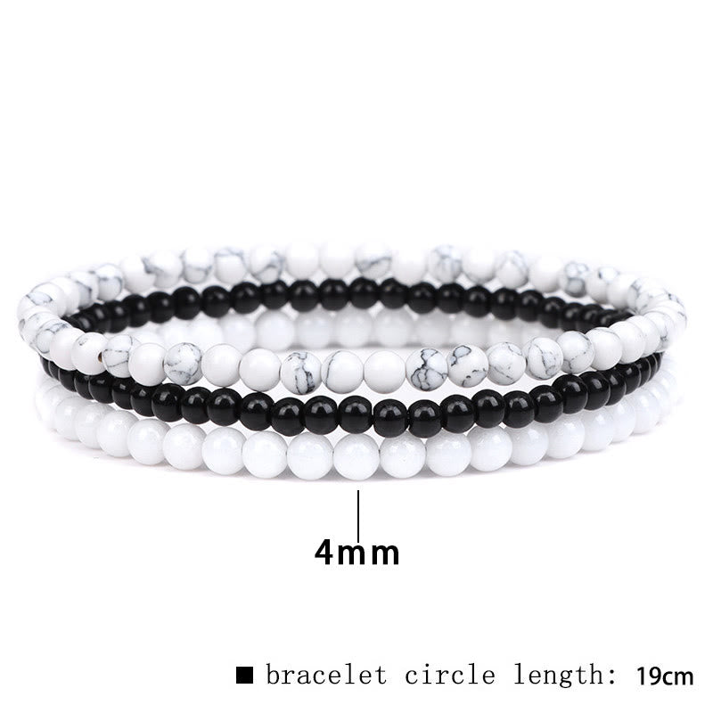 Buddha Stones 3Pcs Natural Crystal Stone Inner Peace Spiritual Bracelet - image 13
